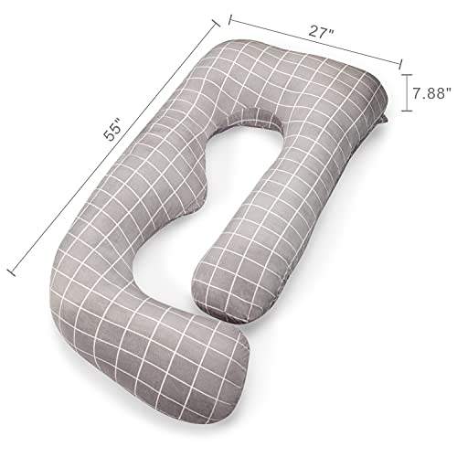 J shaped full body comfort sleeping pregnency pillow