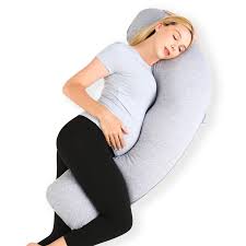 J shaped comfortable sleeping pregnency pillow
